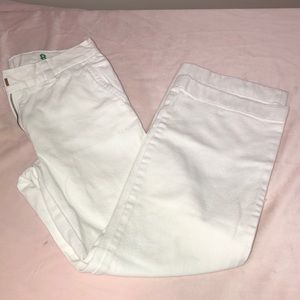 Edie crewcuts kids white straight leg jeans gently used size 8